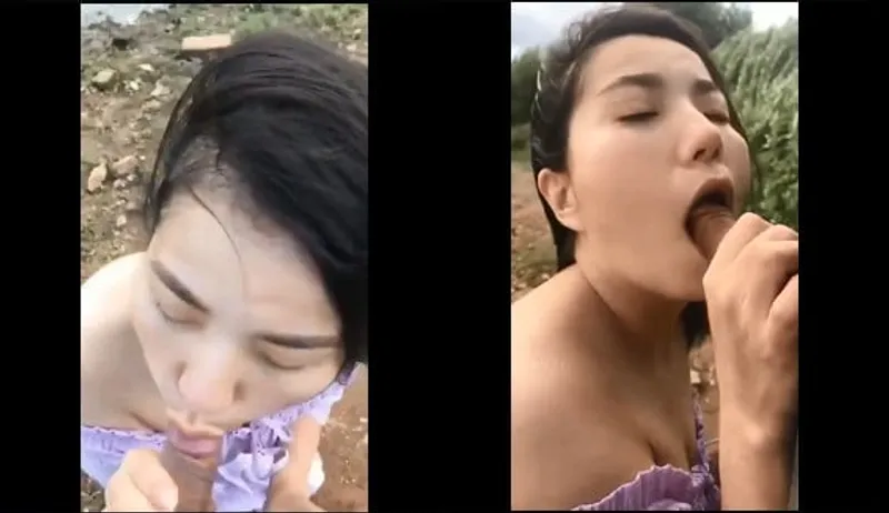 Gấu bj cho bồ bên bờ sông
